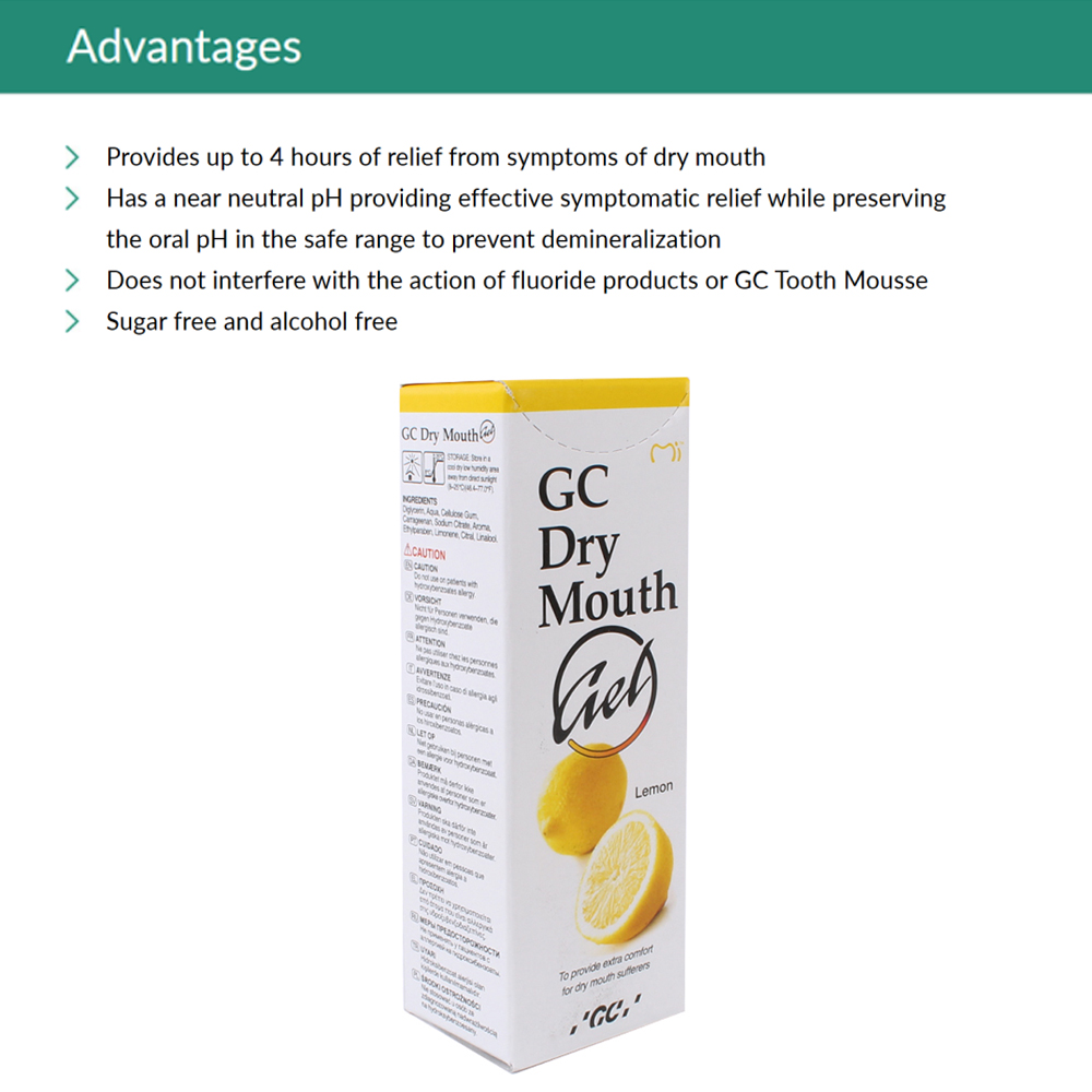 Dry Mouth Relief Gel Treatment - огляд і ціна Teeth Whitening Near Me