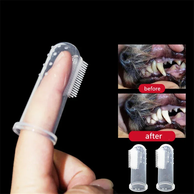 Soft Silicone Pet Finger Dog T - огляд і ціна Teeth Whitening Mouthwash
